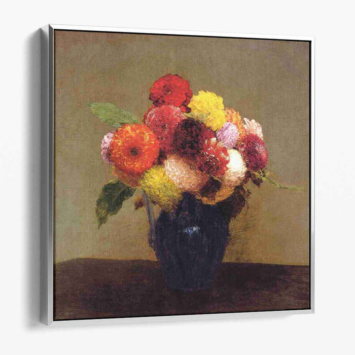 Vase of Dahlias (1877) by Henri Fantin-Latour