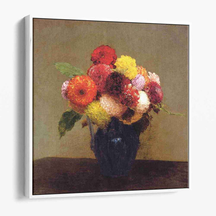 Vase of Dahlias (1877) by Henri Fantin-Latour