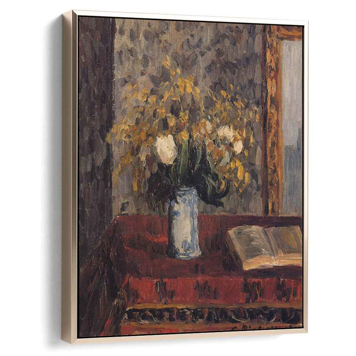 Vase of Flowers, Tulips and Garnets by Camille Pissarro