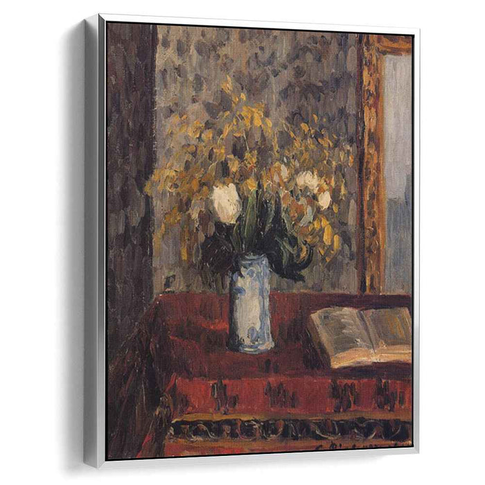Vase of Flowers, Tulips and Garnets by Camille Pissarro