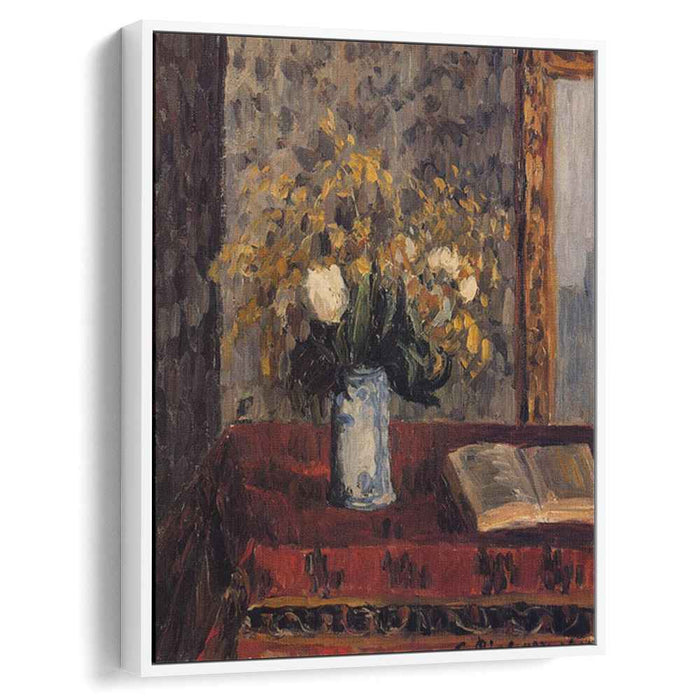 Vase of Flowers, Tulips and Garnets by Camille Pissarro