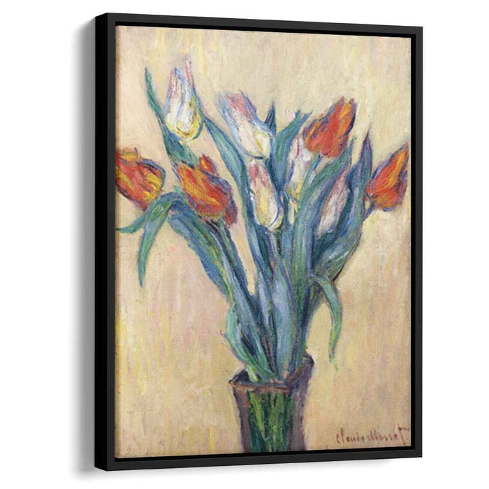 Vase of Tulips (1885) by Claude Monet