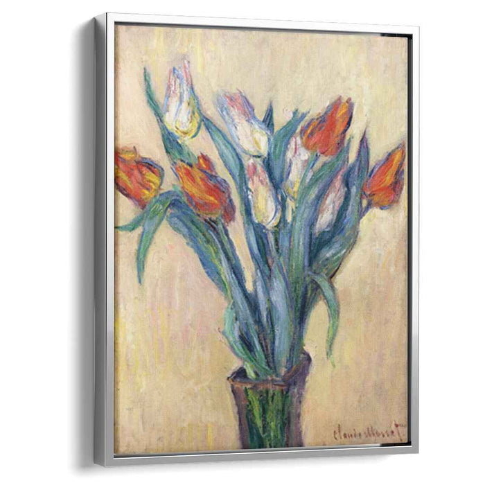 Vase of Tulips (1885) by Claude Monet