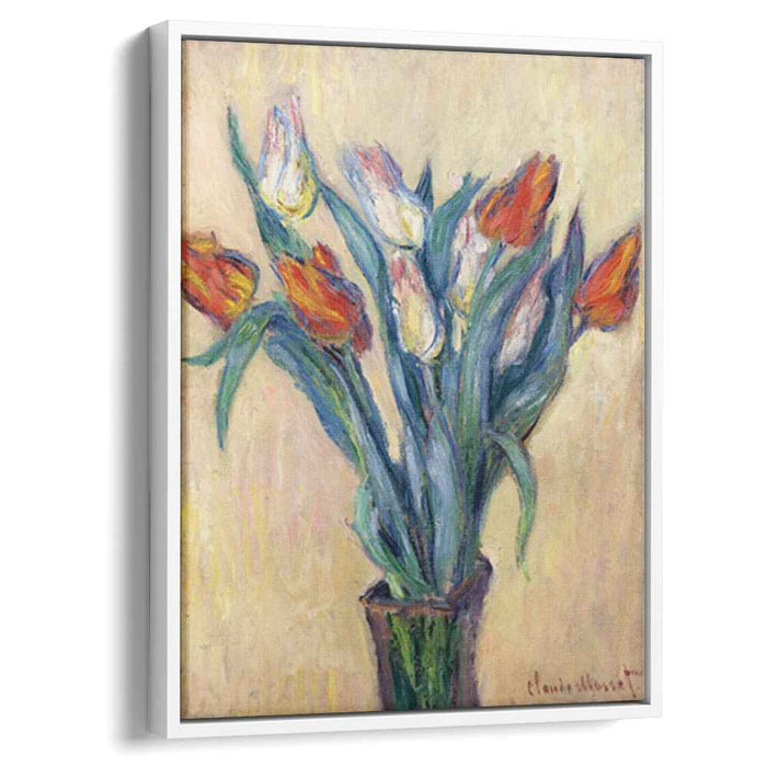 Vase of Tulips (1885) by Claude Monet