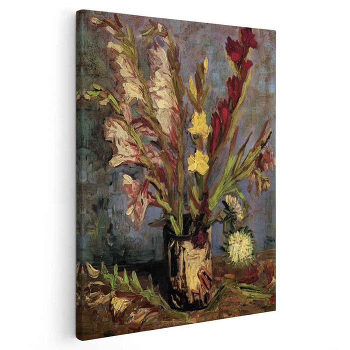 Vase with Gladioli (1886) by Vincent van Gogh