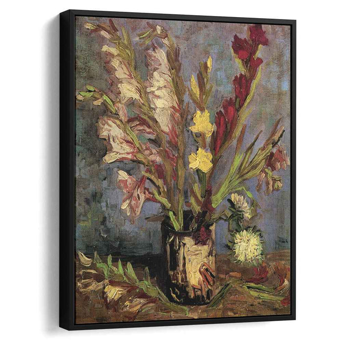 Vase with Gladioli (1886) by Vincent van Gogh