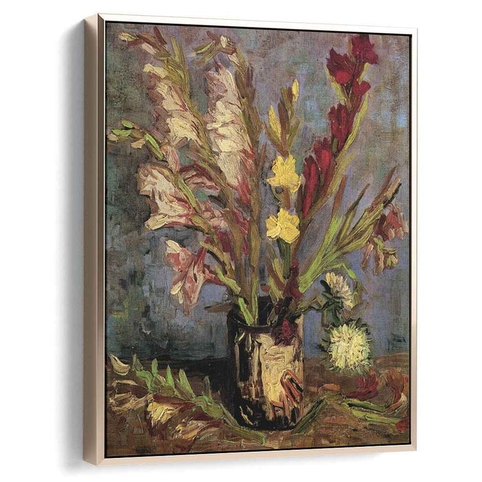 Vase with Gladioli (1886) by Vincent van Gogh
