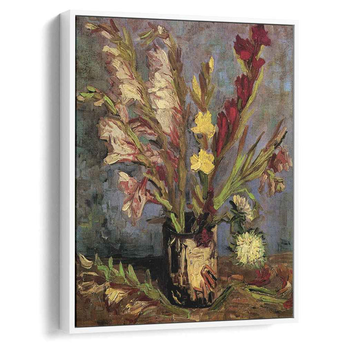 Vase with Gladioli (1886) by Vincent van Gogh