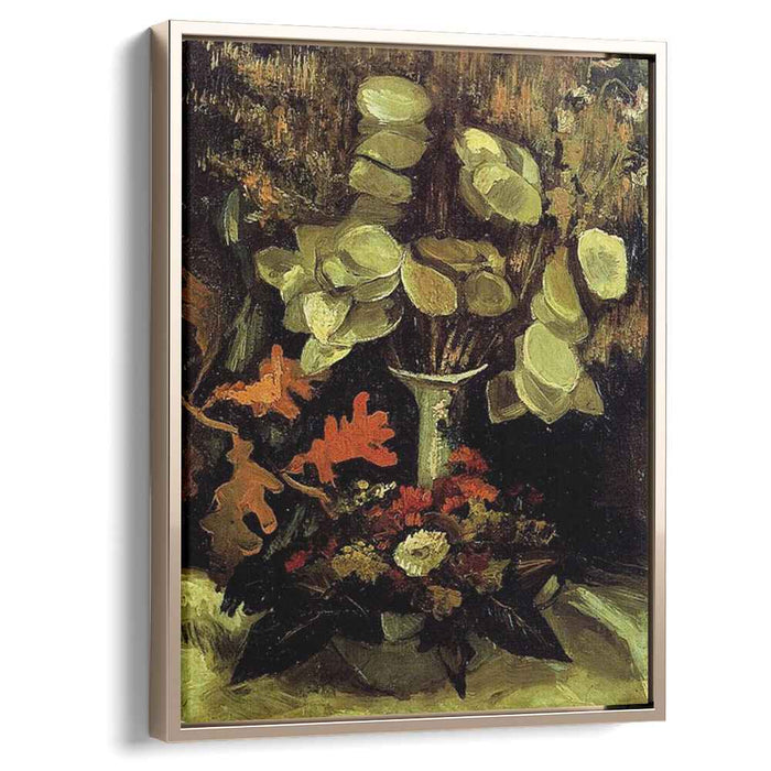 Vase with Honesty (1884) by Vincent van Gogh