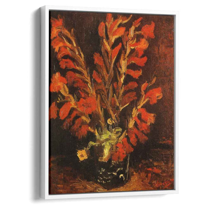 Vase with Red Gladioli (1886) by Vincent van Gogh