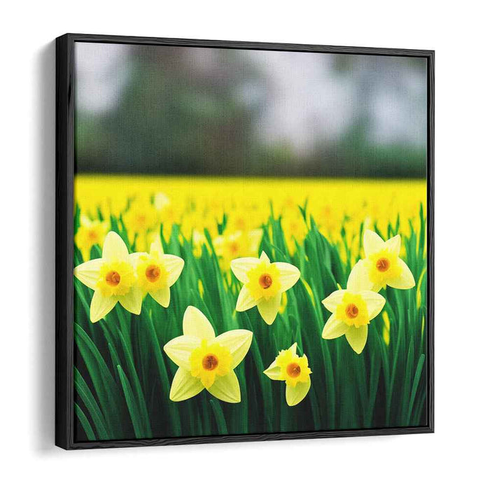 Renewal in Full Bloom: A Vibrant Spring Bloom Canvas Art Print