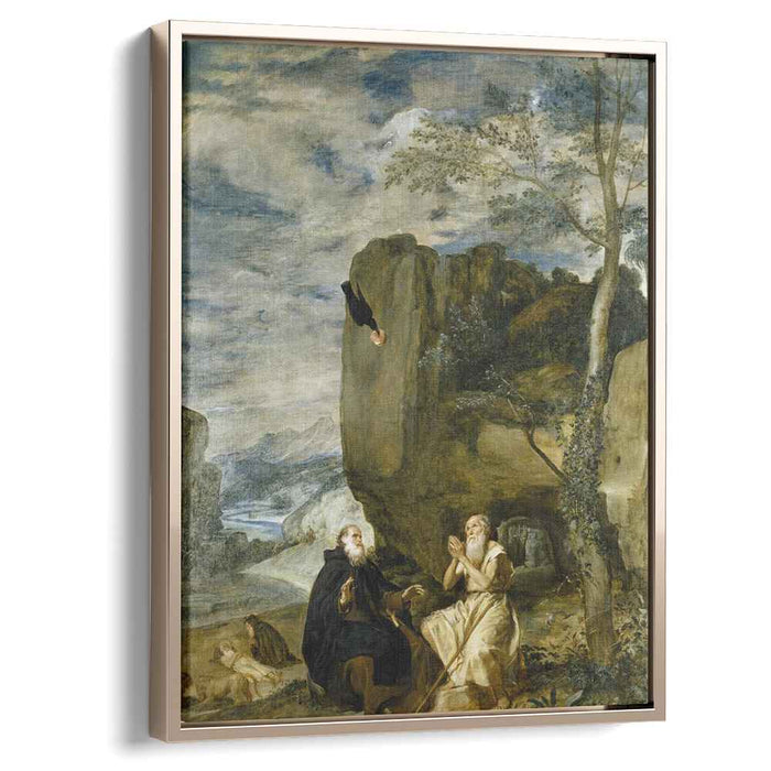 St. Anthony the Abbot and St. Paul the First Hermit (1635) by Diego Velazquez
