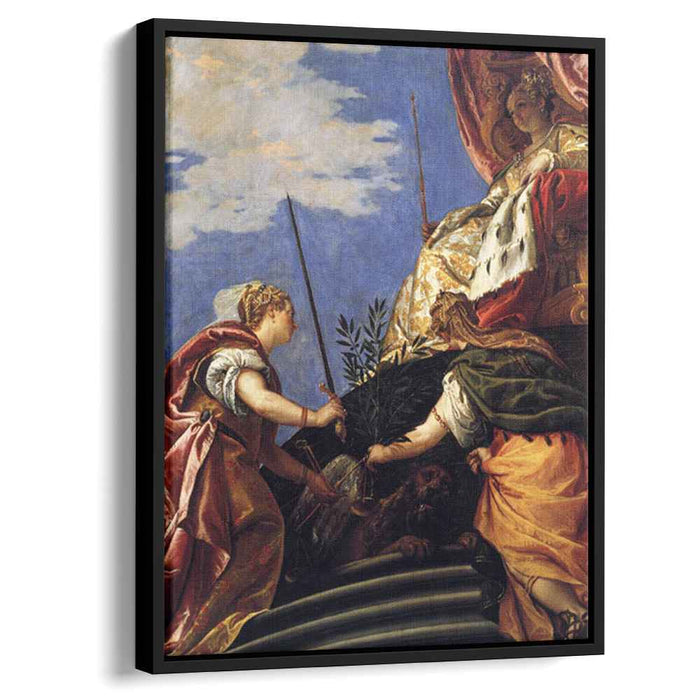 Venetia between Justitia and Pax (1577) by Paolo Veronese