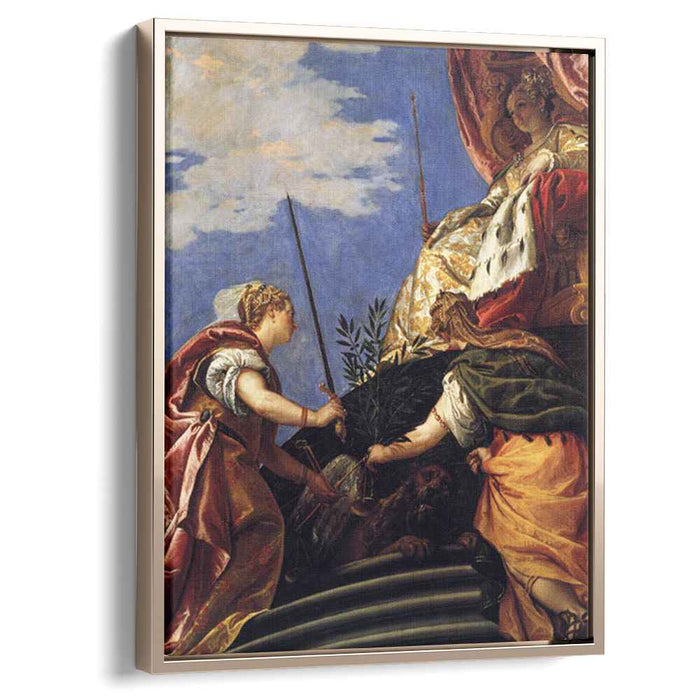 Venetia between Justitia and Pax (1577) by Paolo Veronese