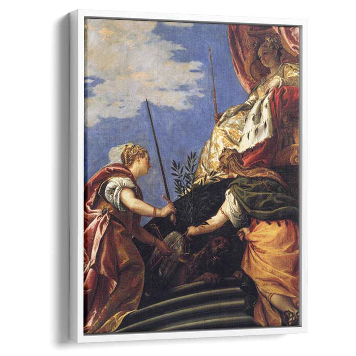 Venetia between Justitia and Pax (1577) by Paolo Veronese