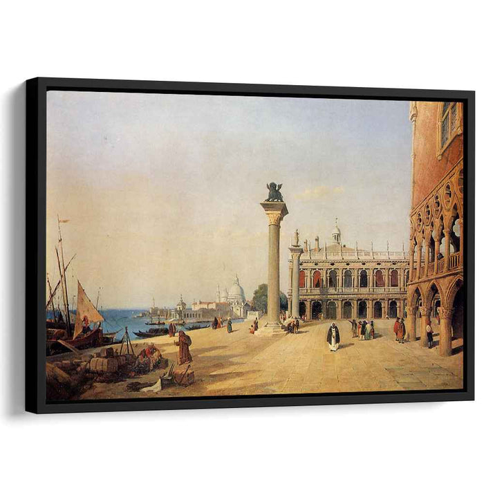 Venice View of the Esclavons Quay (1834) by Camille Corot