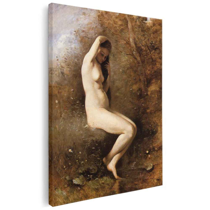 Venus Bathing (1874) by Camille Corot