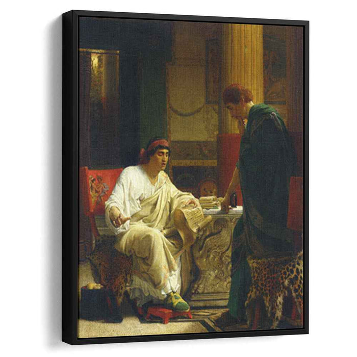 Vespasian Hearing from One of His Generals of the Taking of Jerusalem by Titus (The Dispatch) by Sir Lawrence Alma-Tadema