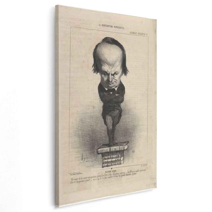Victor Hugo by Honore Daumier