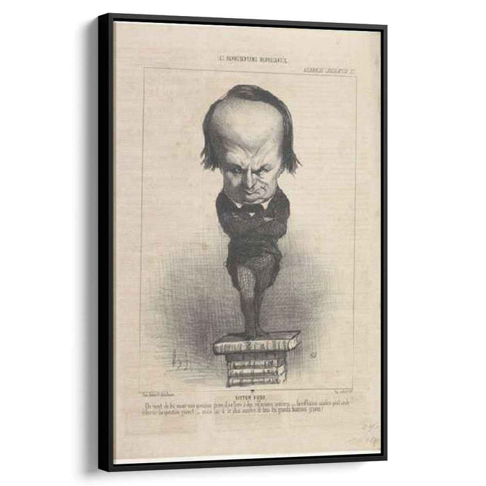 Victor Hugo by Honore Daumier