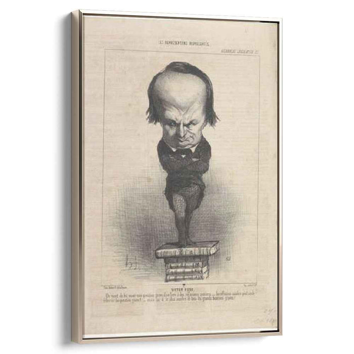 Victor Hugo by Honore Daumier