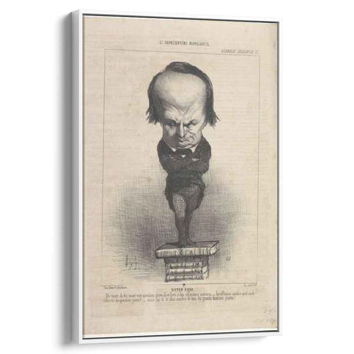 Victor Hugo by Honore Daumier