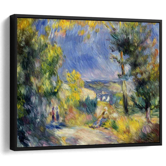 View Close to Antibes (1889) by Pierre-Auguste Renoir