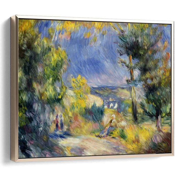 View Close to Antibes (1889) by Pierre-Auguste Renoir