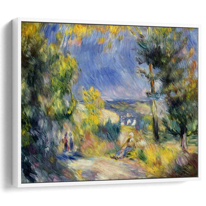 View Close to Antibes (1889) by Pierre-Auguste Renoir