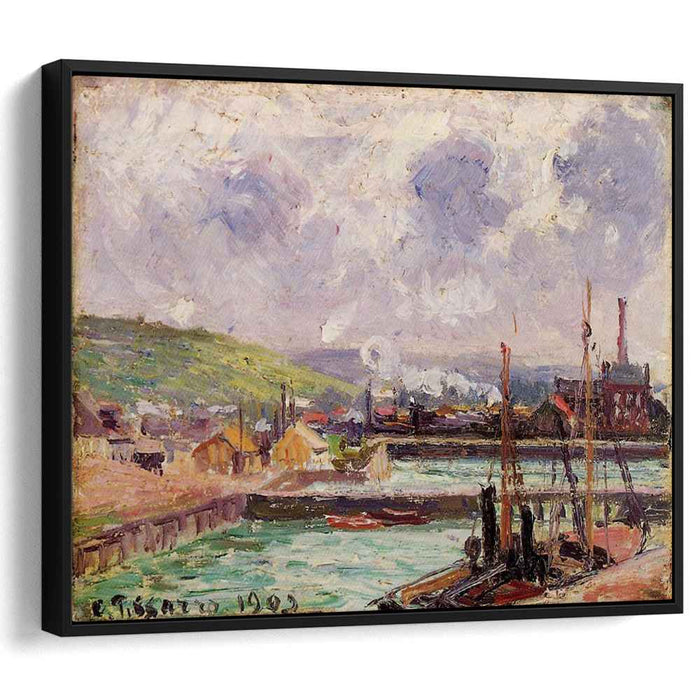 View of Duquesne and Berrigny Basins in Dieppe (1902) by Camille Pissarro