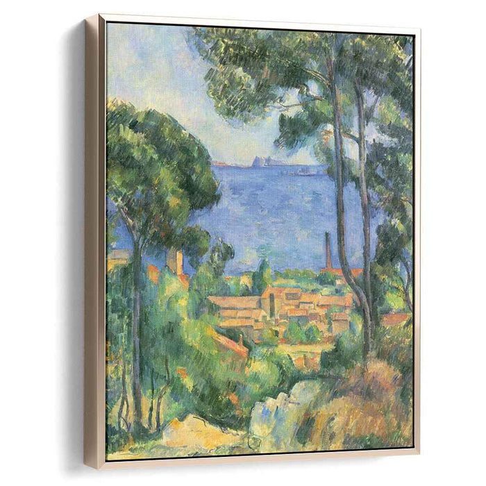 View of L'Estaque and Chateaux d'If (1885) by Paul Cezanne