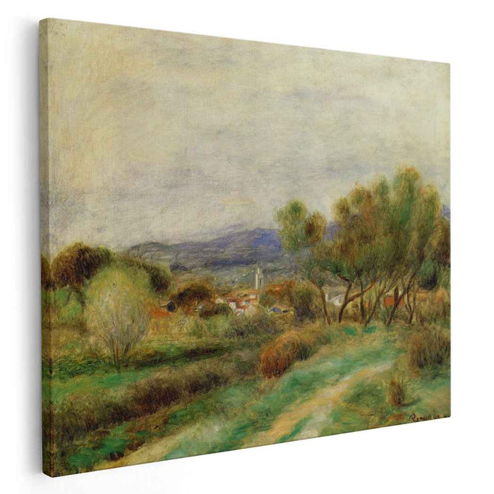 View of La Sayne (1890) by Pierre-Auguste Renoir