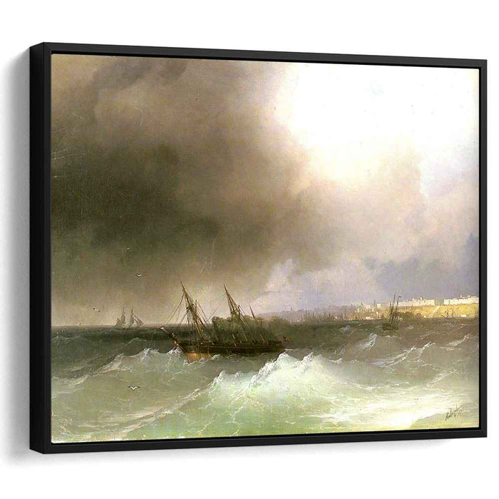 View of Odessa from the sea (1865) by Ivan Aivazovsky