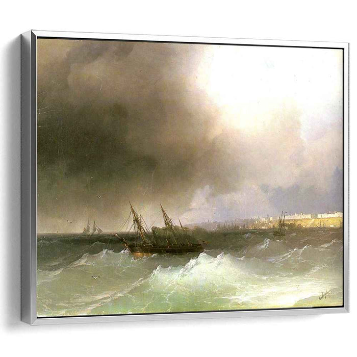 View of Odessa from the sea (1865) by Ivan Aivazovsky