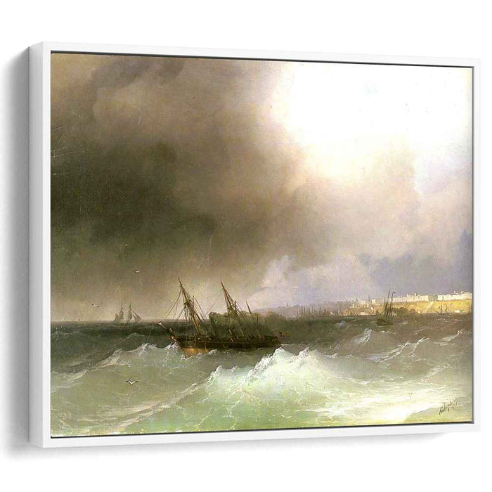 View of Odessa from the sea (1865) by Ivan Aivazovsky