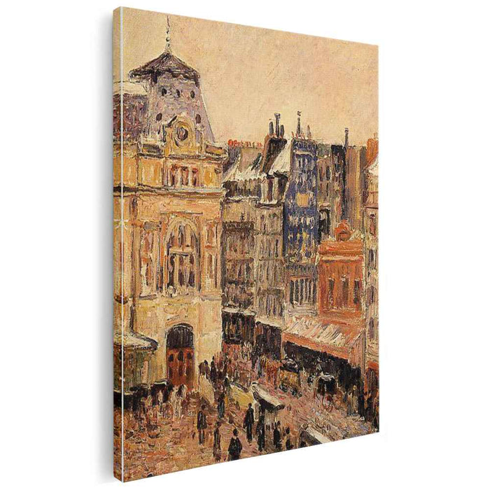 View of Paris, Rue d'Amsterdam by Camille Pissarro