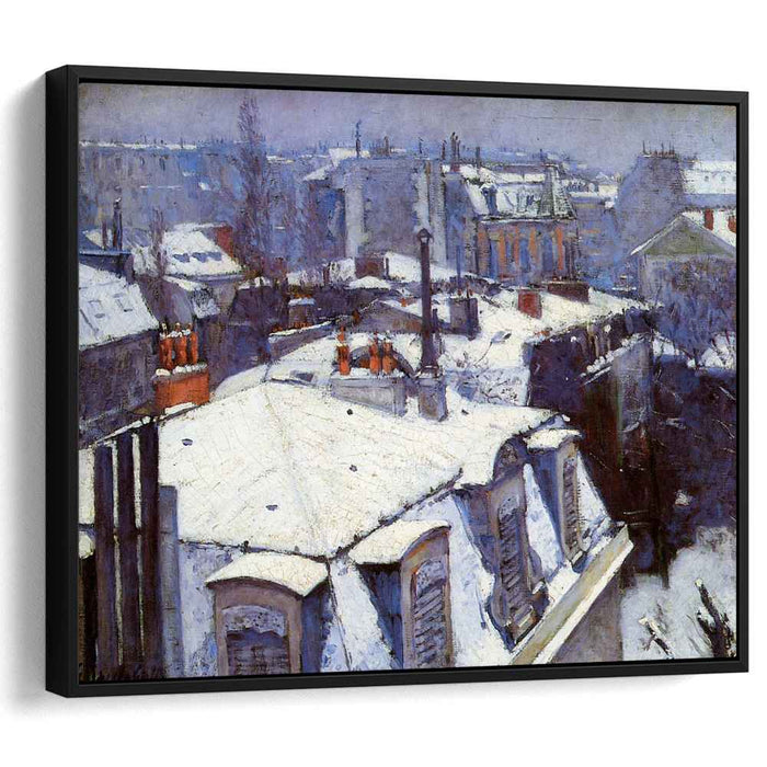 View of Roofs (Snow Effect) or Roofs under Snow (1878) by Gustave Caillebotte