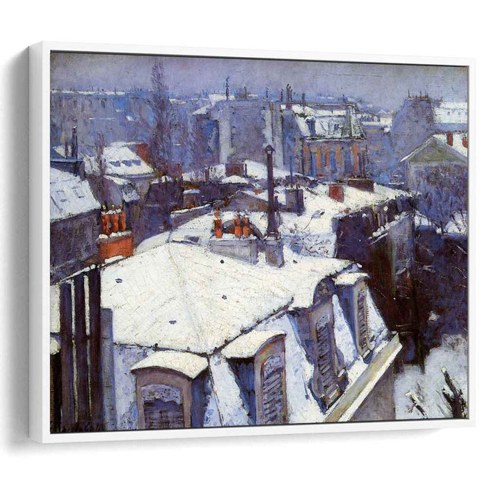 View of Roofs (Snow Effect) or Roofs under Snow (1878) by Gustave Caillebotte