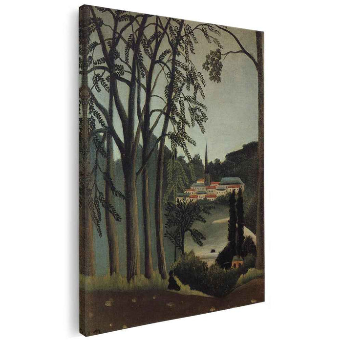 View of Saint Cloud (1909) by Henri Rousseau