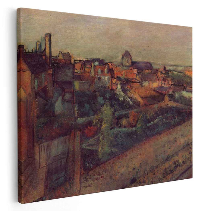 View of Saint-Valery-sur-Somme (1898) by Edgar Degas