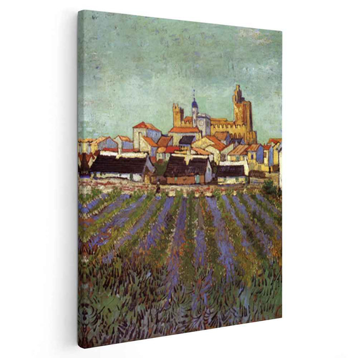 View of Saintes-Maries (1888) by Vincent van Gogh