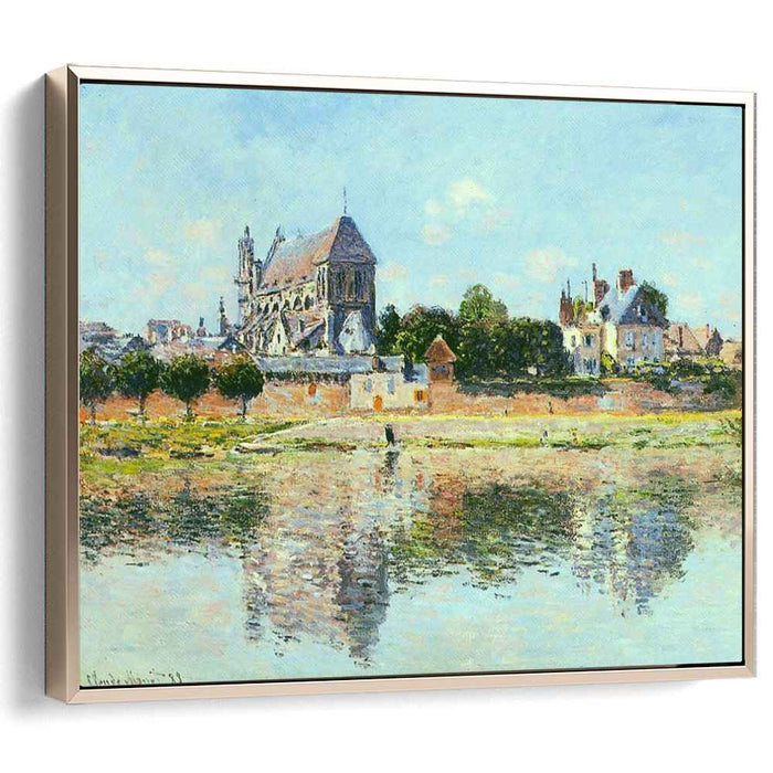 View of the Church at Vernon (1883) by Claude Monet