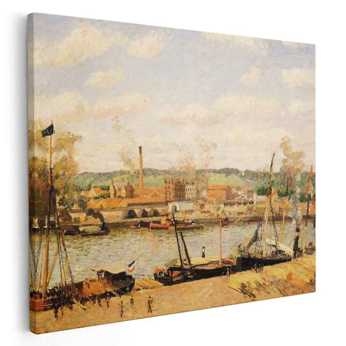 View of the Cotton Mill at Oissel, near Rouen by Camille Pissarro