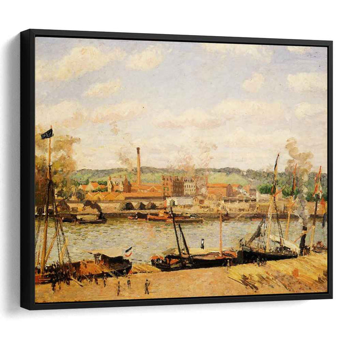 View of the Cotton Mill at Oissel, near Rouen by Camille Pissarro