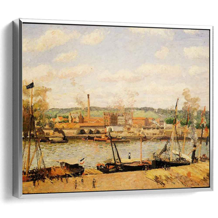 View of the Cotton Mill at Oissel, near Rouen by Camille Pissarro