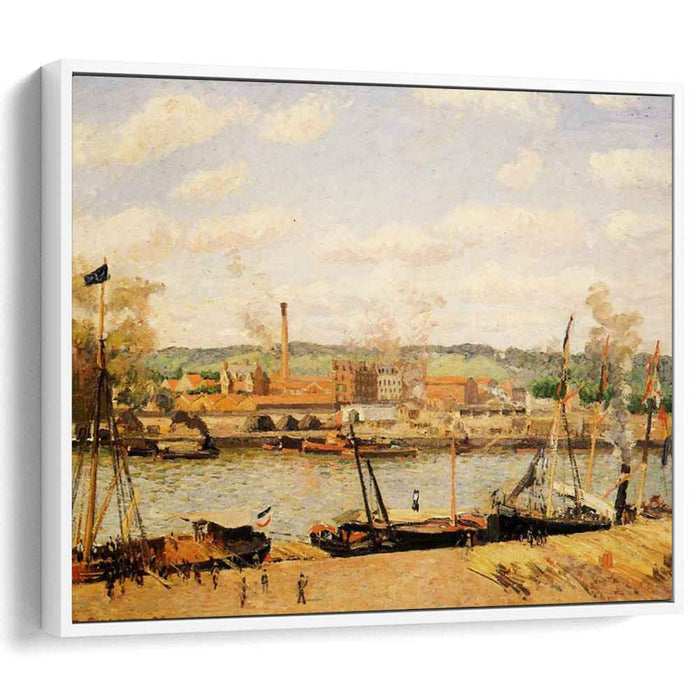 View of the Cotton Mill at Oissel, near Rouen by Camille Pissarro