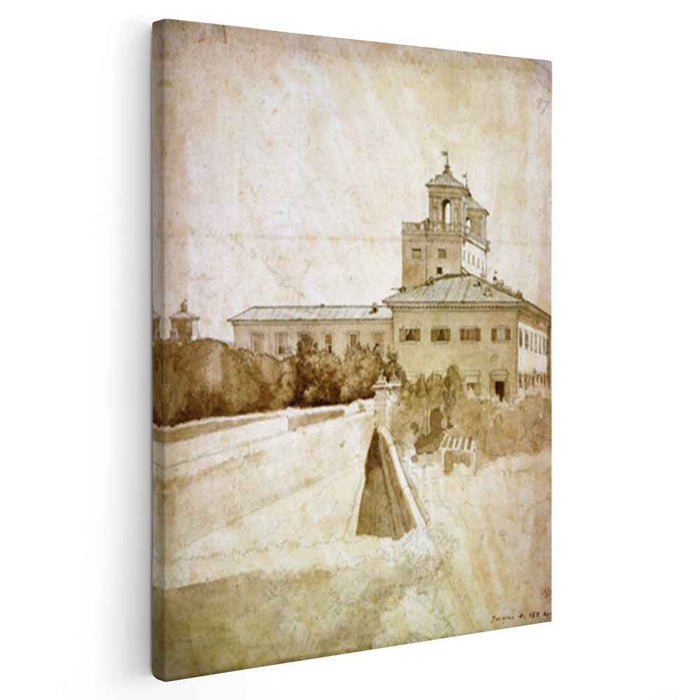 View of the Villa Medici (1807) by Jean Auguste Dominique Ingres