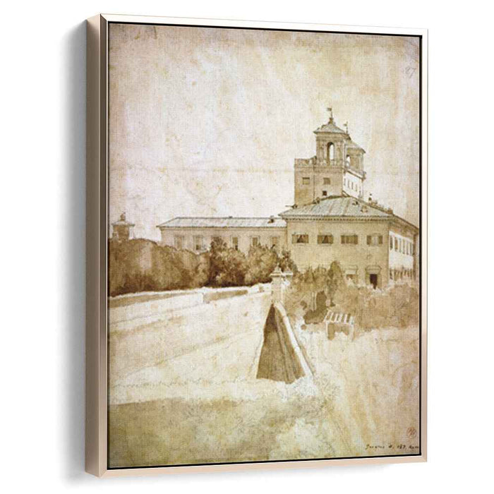 View of the Villa Medici (1807) by Jean Auguste Dominique Ingres