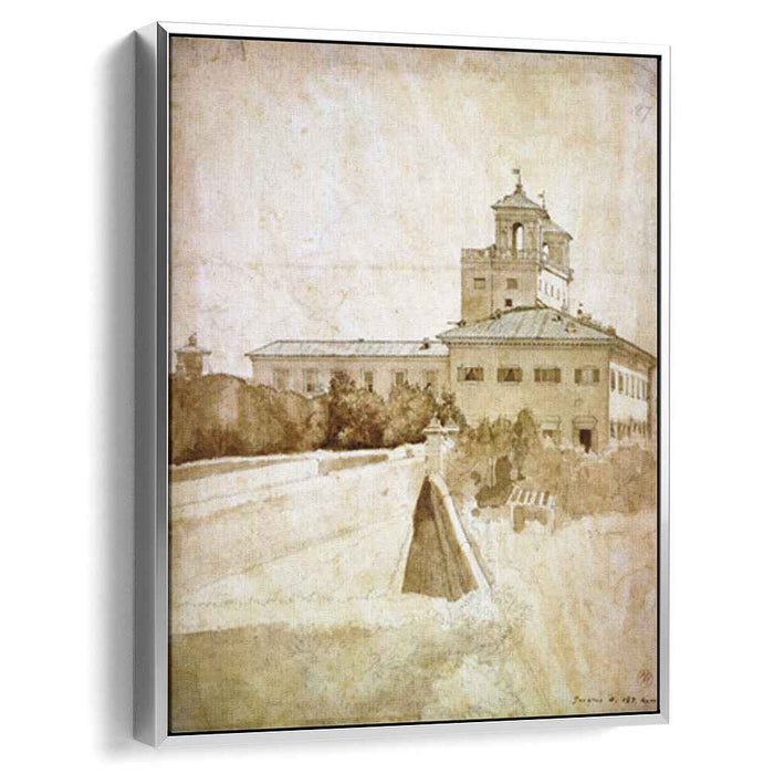 View of the Villa Medici (1807) by Jean Auguste Dominique Ingres