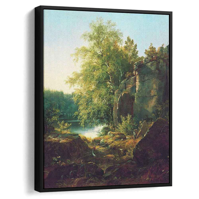 View on the Island of Valaam (1858) by Ivan Shishkin